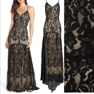Lulus Flynn Lace Gown with Train